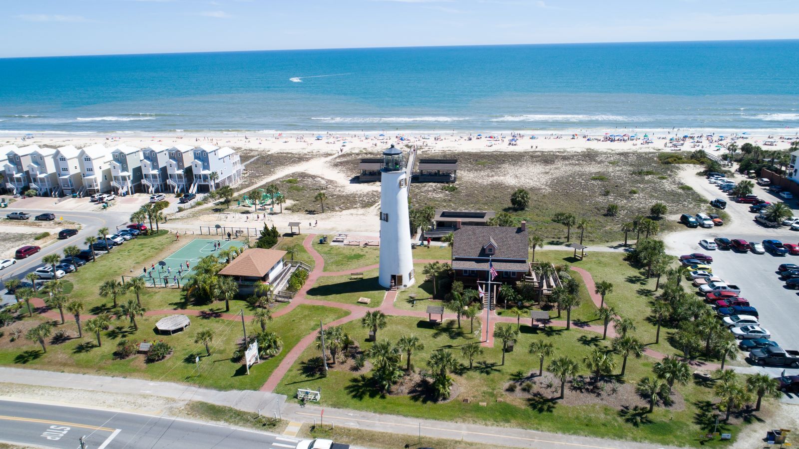 aerial view of st. George island